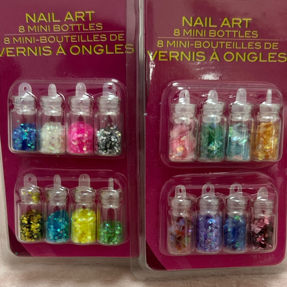 Colorful Nail Art Mini Bottles Set of 5